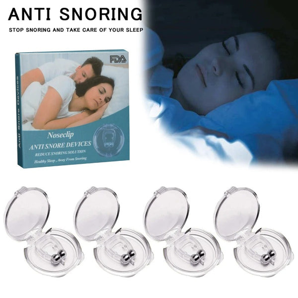 Embrace Quiet Nights with SilentNight Snore Stopper! (4 pieces)